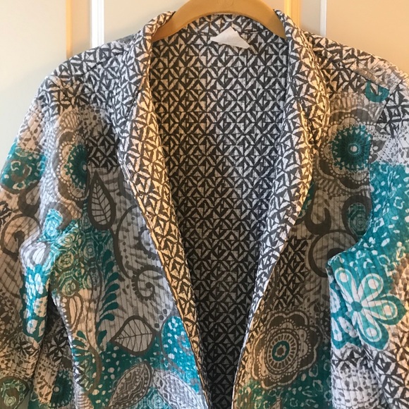 Like New Alfred  Dunner Quilted Reversible jacket - Picture 2 of 6